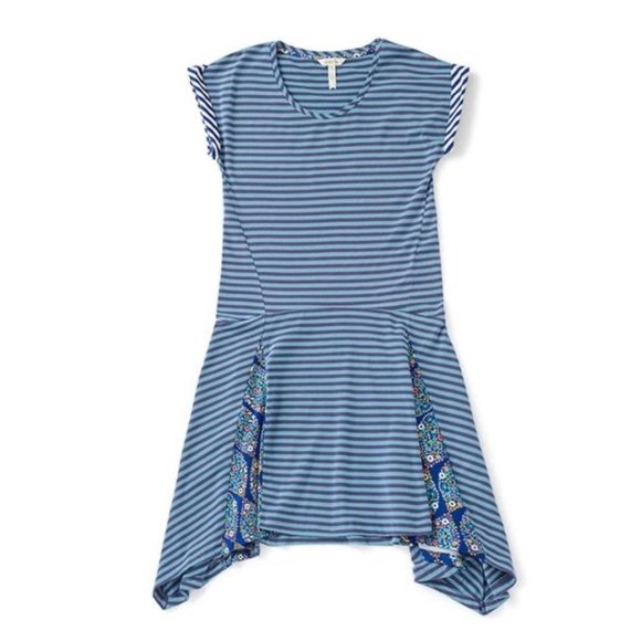 Matilda Jane Dresses & Skirts - Matilda Jane Blue Striped Walkabout Dress